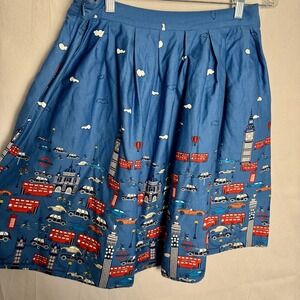Grace Karin Skirt Womens Large Pockets Whimsy Retro Cottage Fun City Travel Cars